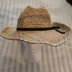 Straw Cowgirl Hat Lrg DPC Coastal Southwestern